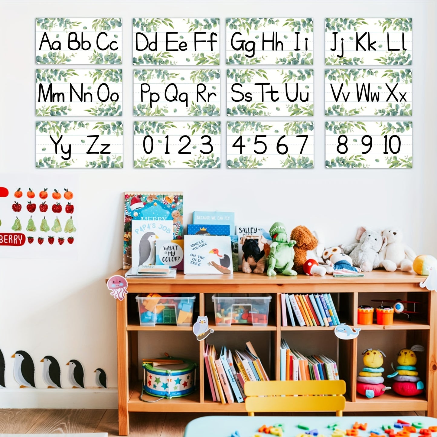 VEGETATION Affichage Alphabet et Nombres
