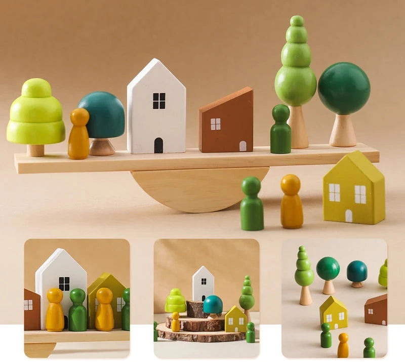 BALANCIER Jeu d'éveil en bois