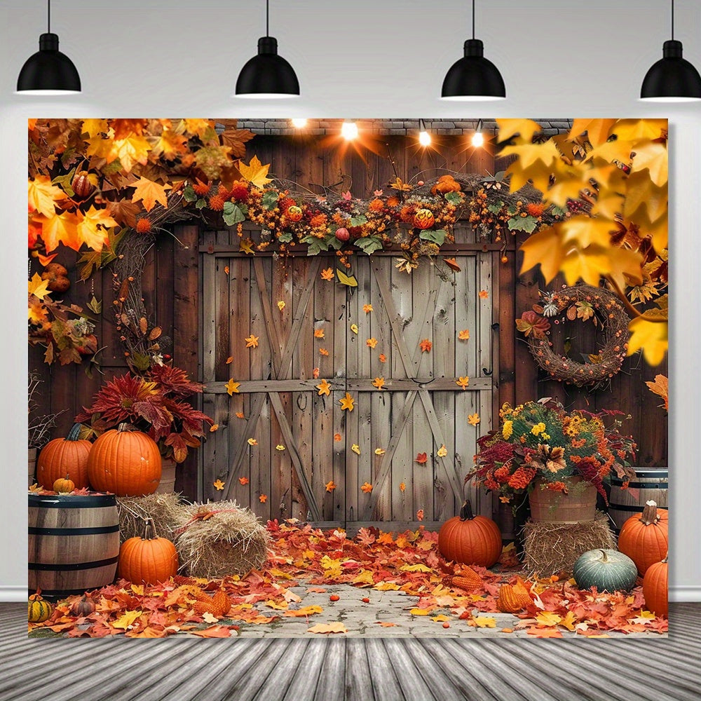 Apportez une touche moderne aux photos de classe et décorez votre salle avec cette toile motif automne