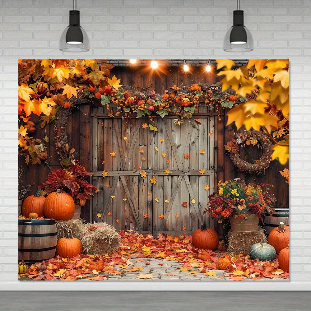 Apportez une touche moderne aux photos de classe et décorez votre salle avec cette toile motif automne