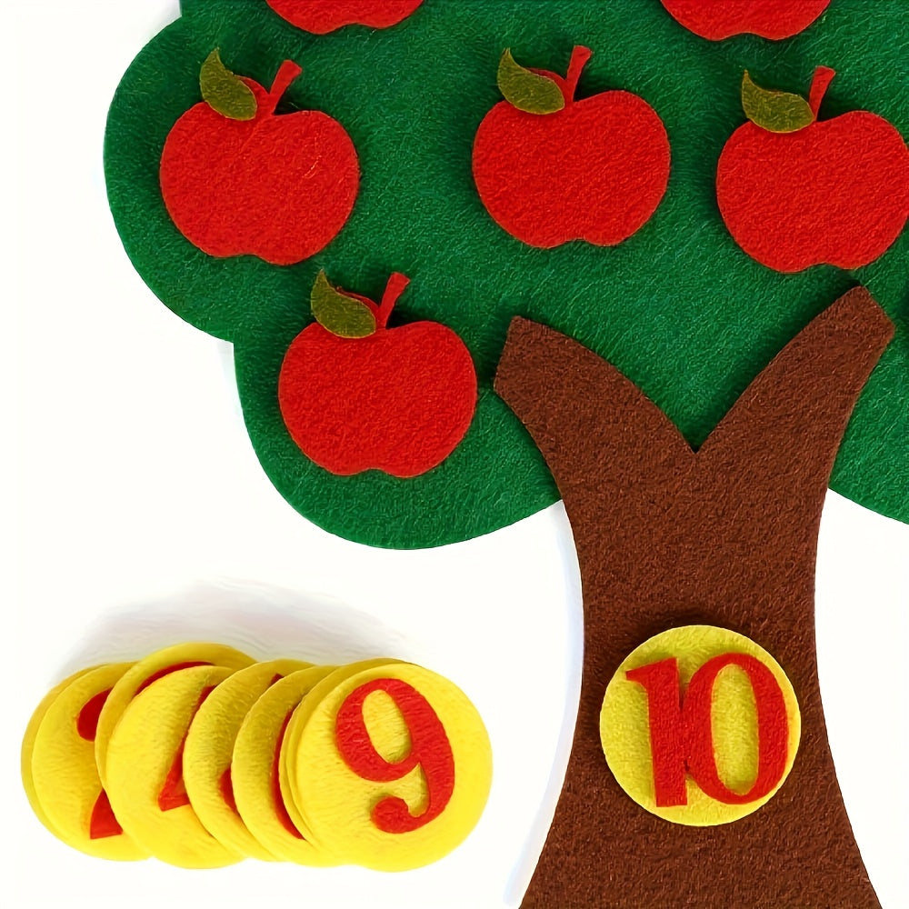 Chiffres détachables placés sur l’arbre pour des activités de comptage