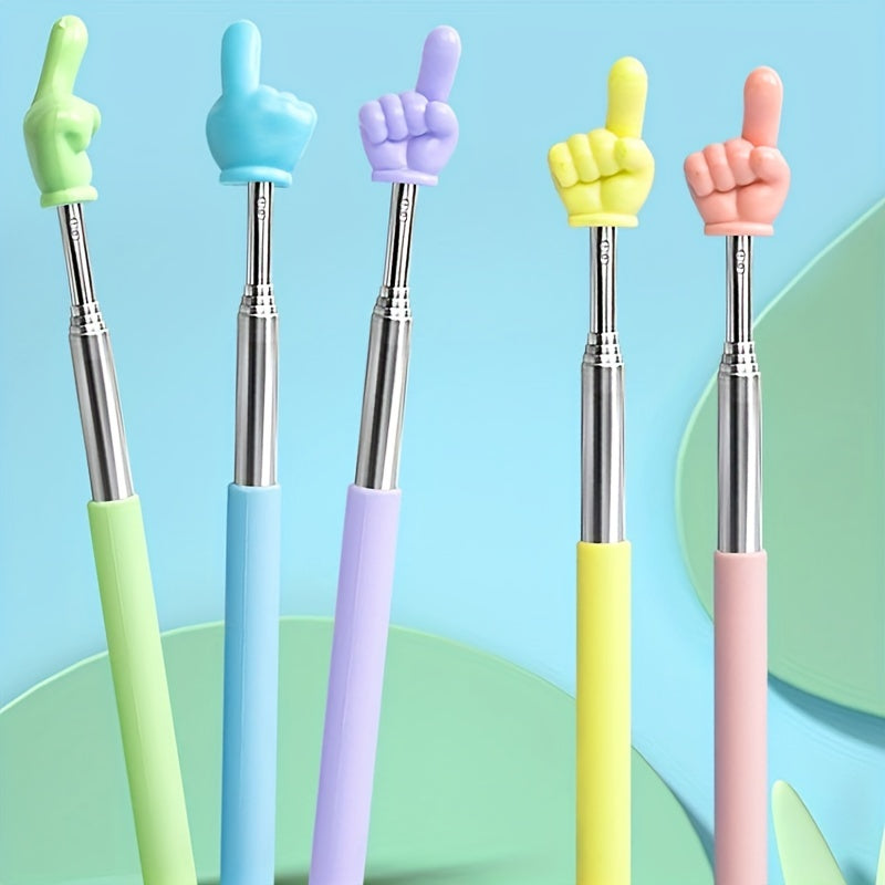 Variété de couleurs disponibles pour le pointeur rétractable DOIGT