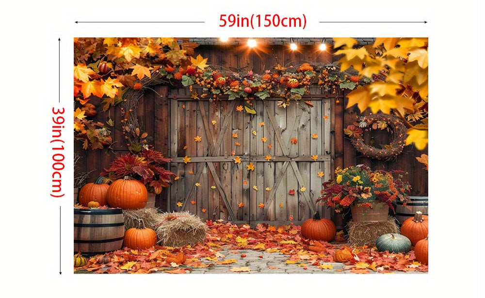 Apportez une touche moderne aux photos de classe et décorez votre salle avec cette toile motif automne